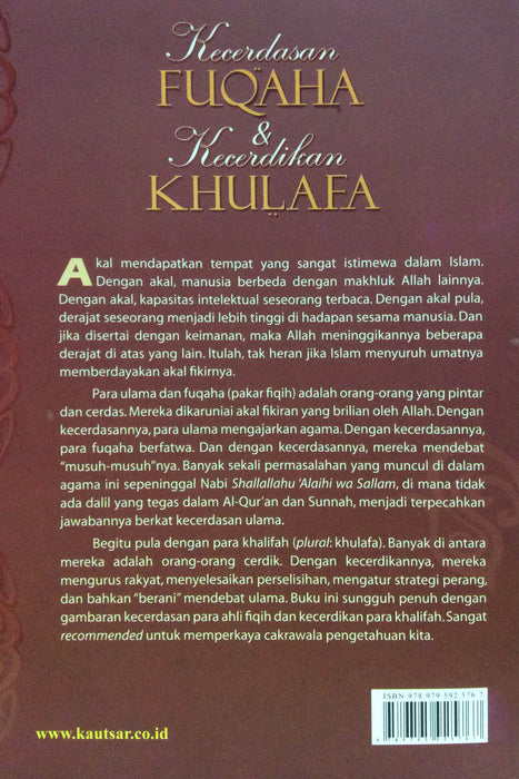 Kecerdasan Fuqoha & Kecerdikan Khulafa